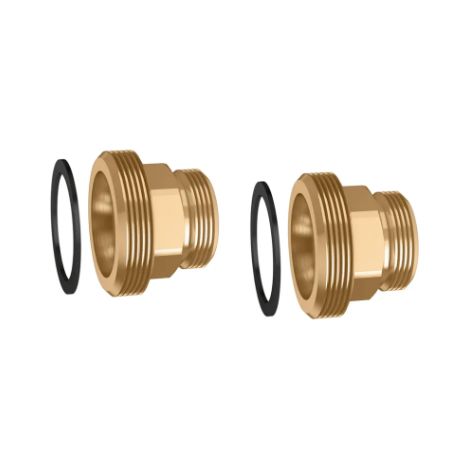 Paar Stopfen mit Dichtung Caleffi 559002 1 1/2"M