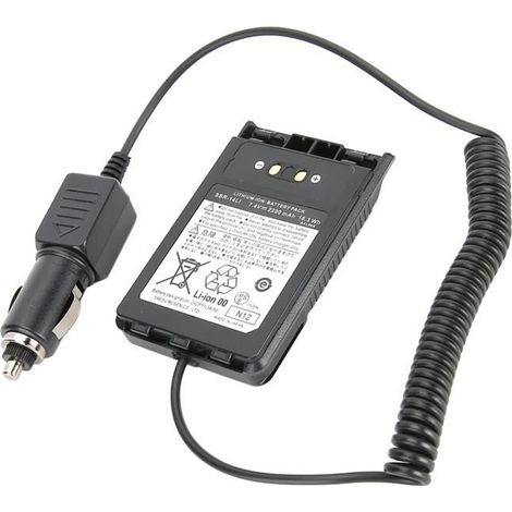 HURRISE Chargeur de voiture SBR-14LI pour déchargeur de batterie de talkie-walkie, compatible avec les radios vidéo et audio.-AquaForge (1/4)