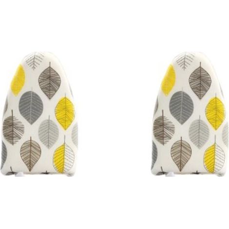 2er-Pack Dampfbügelhandschuhe mit Fingerringen dampfbeständige Handschuhe Dampfbügelhandschuhe für Kleidungsstücke hitzebeständig 24 x 14 x 3 cm Grau (1/5)