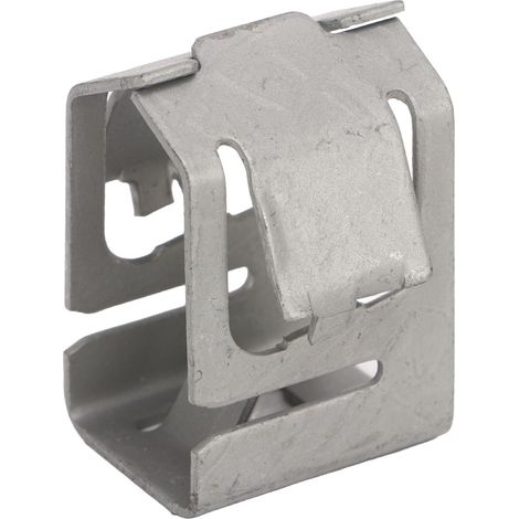 Support de Rail d'Extrémité en Acier à Ressort avec Revêtement Zinc-Aluminium pour Panneaux Solaires, Lot de 10 Pièces pour Installation (1/5)