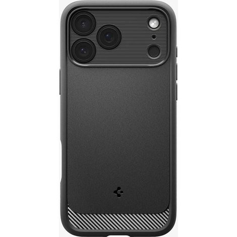 Custodia Spigen Rugged Armor MagFit per iPhone 17 Pro - Nero opaco