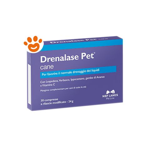 NBF Lanes Dog Drenalase Pet - NBF Lanes Dog Drenalase Pet - Confezione da 30 Compresse