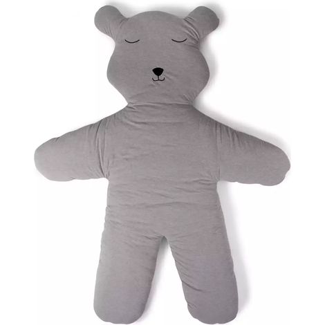 [NEUWERTIG] Childhome Spielteppich Matte Krabbeldecke Teddy Grau Baby Spielmatte B-Ware