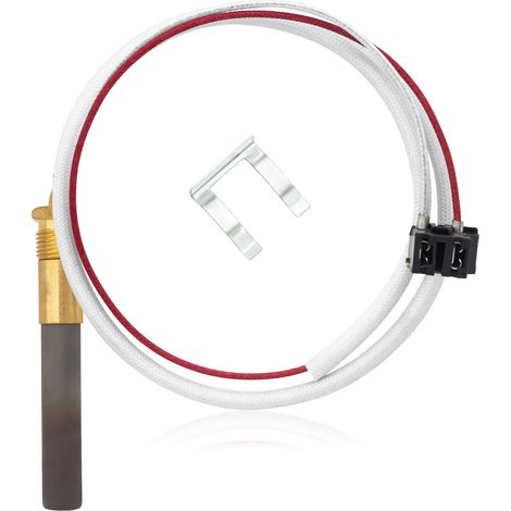 Termopila a bassa pressione per parti di scaldabagno compatibili con Rheem Ruud Richmond SP21058 SP20824 SP20800 SP21096 SP20754 SP20739 Gruppo bruciatore pilota, uscita 750 mV + kit di aggiornamento 