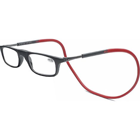Lunettes de lecture aimantées haute qualité, suspendues au cou, design funky, grossissement 2,5, accessoire pratique pour seniors et adultes