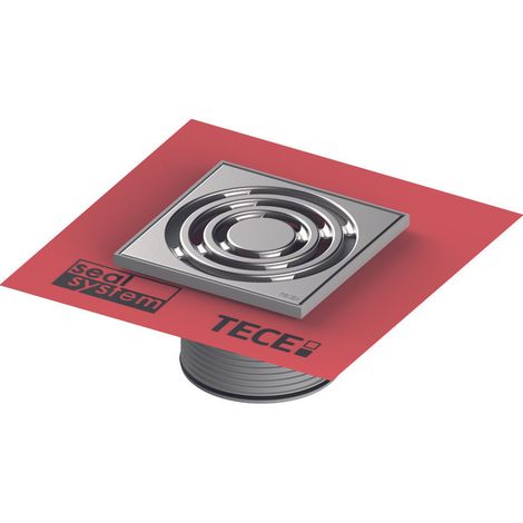 Marco de rejilla TECEdrainpoint S, plástico, 142x142mm, incl.