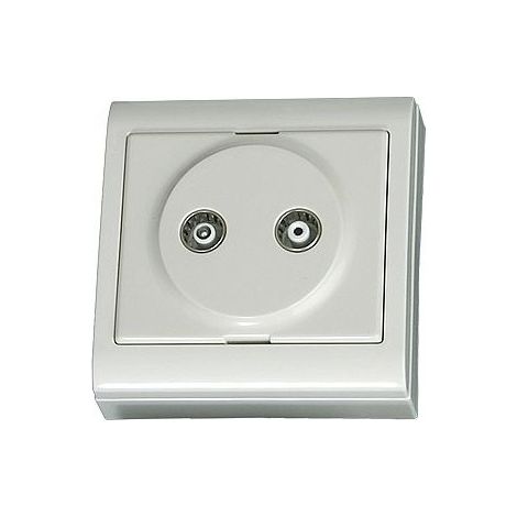 Base de superficie  toma de televisión y FM