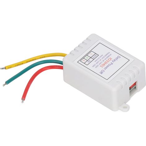Interrupteur temporisé, contrôleur de temporisation réglable, entrée 110 V-220 V avec boîtier (1/5)