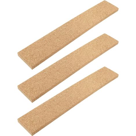 Lot de 3 bandes adhésives en liège marron pour tableau mémo, idéales (1/5)