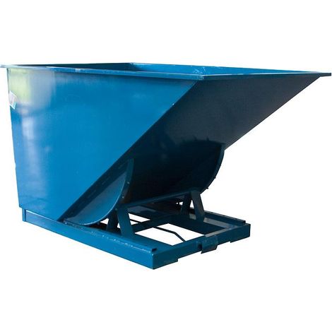 Fimm - Benne en tôle auto-basculante 150 L charge 1200 kg coloris bleu