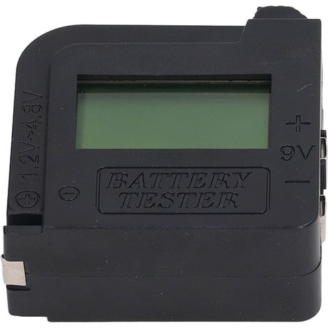Testeur de Piles Numérique LCD pour C, AA, AAA - Portable, Précis et Fiable (1/5)