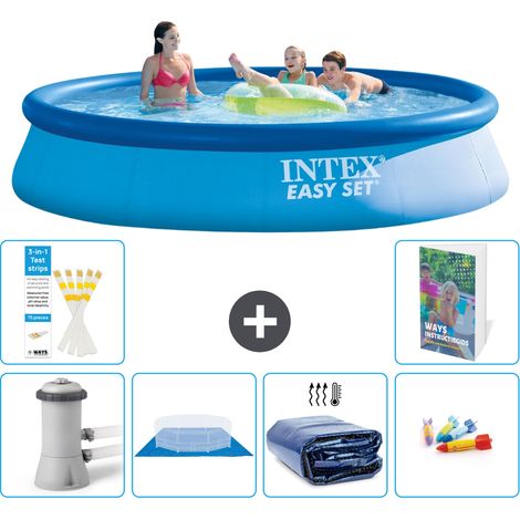 Intex Piscina Easy Set Rotonda - 396x84 cm - 7-pezzi  S220