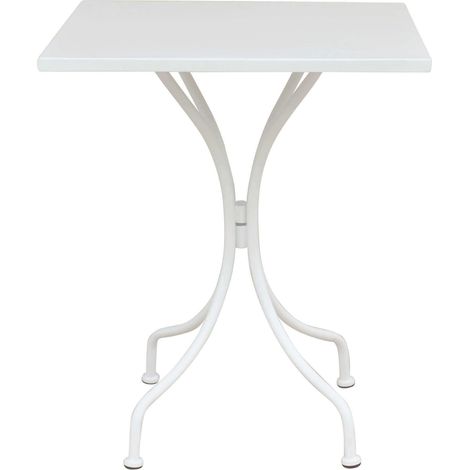 ROMANUS - set tavolo in metallo cm 60 x 60 x 72 h con 2 poltrone Aviim (1/4)