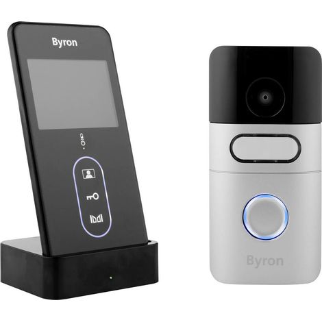 [GEBRAUCHT] B-Ware Byron DIC-24615 IP Video Türsprechanlage WLAN Komplett-Set Familienhaus Weiß (1/2)