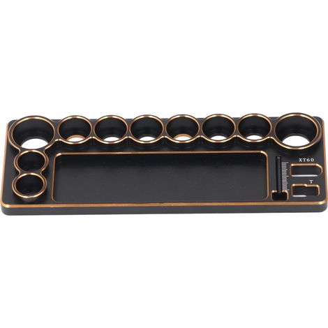 Support de rangement pour outils de voiture RC en aluminium CNC : tournevis, pinces, ciseaux, brucelles, etc. (1/5)