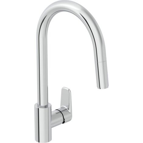 VITRA A43446EXP Mitigeur monotrou pour évier Flow Soft