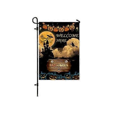 Neue Halloween-Gartenflagge, Hofflagge, Kürbisflagge, Veranda-Layout, Horror-Atmosphäre-Dekorationsflagge (HYQ5-38)