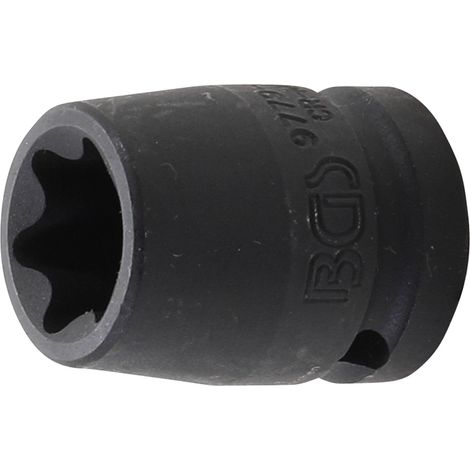 Llave de vaso de impacto E-Torx 12,5 mm (1/2") E22 (1/2)