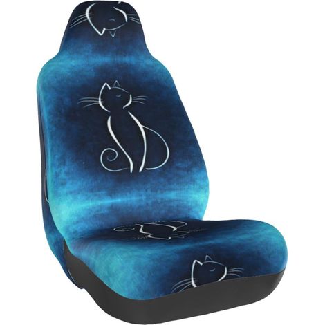 Housse de siège avant voiture, 1 pièce, accessoire voiture à (1/5)