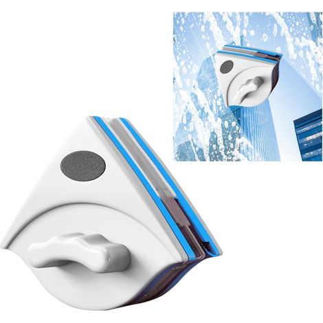 Nettoyeur de vitres magnétique double face - Nettoyeur de vitres magnétique - Robot de nettoyage de vitres pour fenêtres simples avec une épaisseur de 3 à 8 mm