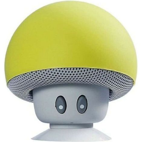 Tête de champignon portable Bluetooth haut-parleur (jaune), Ensoleillé (1/5)
