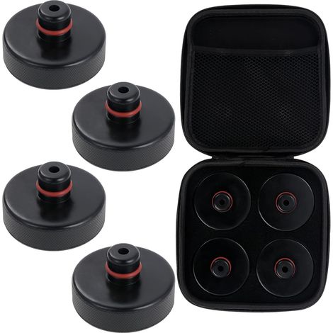 4 Pcs Tampon Cric Compatibles avec Model S/X/3/Y, Coussinet de Levage et Support de Cric pour Véhicules, Cale Levage Accessoires (1/5)