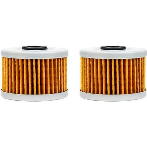 Filtro de aceite compatible de 4 piezas para KAWASAKI BN125 ELIMINATOR KL250 SUPER SHERPA 250 KLX250 D-TRACKER KLX250SF KLX250S KLX250R KLX300 1997-2007 (2 piezas) (1/5)