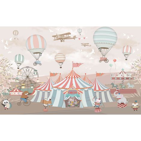 Affiche enfant circus & carroussel - 60x40cm - made in France (1/5)