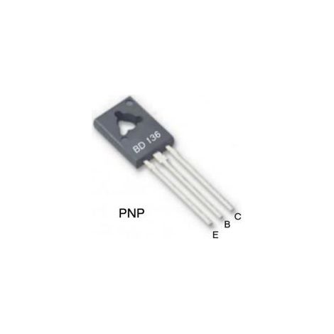 Transistor PNP 45V 1,5Amp 12W TO126  BD136