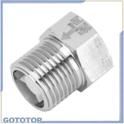 Adaptateur Clapet Anti Retour - Robinet Lavabo Baignoire - Pour Machine À Glace Lave Vaisselle Filtre Eau - 1 Pièce (1/5)