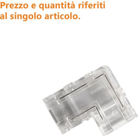 Connecteur Coudé 90° Rubans Led Cob 12-24V Jonction 2 Broches Pcb 10Mm Installation Rapide Fiable Éclairage Intérieur Design Professionnel (1/2)