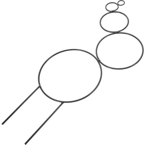 Tuteur métallique pour plantes grimpantes de jardin (1/5)