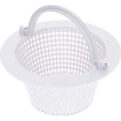 Panier de Skimmer Piscine 16cm I Panier de Rechange pour Skimmer Standard I Préfiltre de Piscine I avec poignée pour Un Retrait Facile I Résistant au Chlore (1/5)