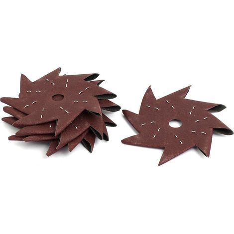 4-Zoll 120-Nadelrad-geformtes achteckiges Schleifpapier-Polierwerkzeug 5pcs (1/3)