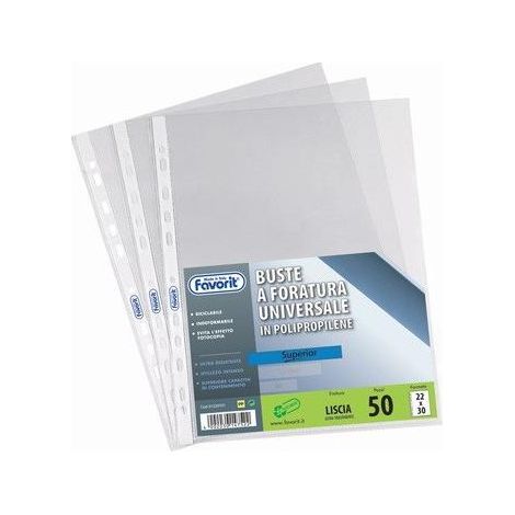 Favorit 400053759 protector de hojas 350 x 500 mm Polipropileno (PP) 10 pieza(s)