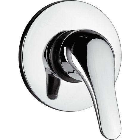 Kiamami Valentina – Einhebel-Unterputz-Duscharmatur – Chrom-Finish – 35 mm Keramik – 12,1 cm Tiefe (1/5)