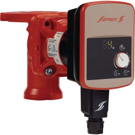 Salmson – Circulateur de chauffage haut rendement 25/1-6 – Moteur EC avec régulation électronique – Raccord fileté – Débit max 0,4 m³/h