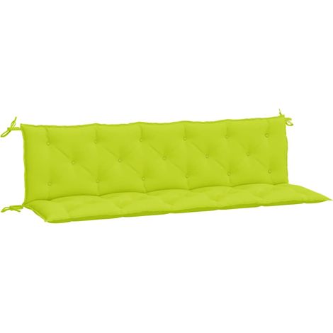 Maison Exclusive - Gartenbank-Auflagen 2 Stk. Hellgrün 180x50x7 c