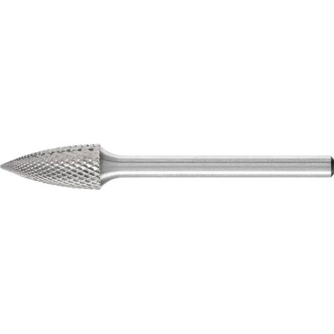 PFERD 21222773 Fraise sur tige Carbure de tungstène ogive Longueur 43 mm Dimension produit, Ø 6 mm Longueur de travail 13 mm Diamètre de tige 3 mm Y134162