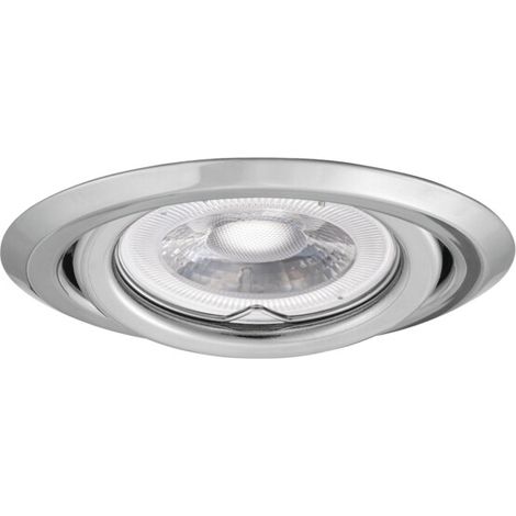 Runder, verchromter, beweglicher Spotlight-Ring, 1xGX5.3 / GU10 10W, Argus Kanlux (1/5)