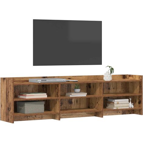 Mobile TV Armadietto TV Mobile Porta TV 168 x 33 x 47 cm Legno antico Legno ingegnerizzato (1/5)