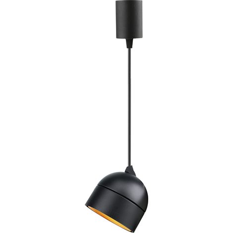 Suspension tilt UKU5 Corte de fase L,C LED COB 7W 881lm(695lm)/913lm(673lm)/954lm(712lm) CRI90 2700K/3000K/4000K 20º Noir Or