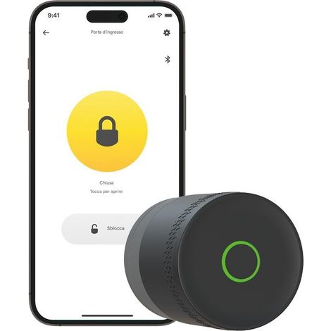 Yale Serratura Smart Linus L2 Lite 05/109100/MB Nero, Accesso senza chiave, Installazione fai da te, Compatibile Matter, Condivisione chiavi digitali, Attività in tempo reale, App Yale Home (1/5)