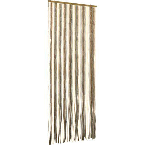 Cortina de Puerta Insectos Multicolor 90 x 200 cm Bambú vidaXL