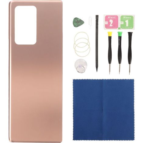Ersatz-Rückseite aus Glas für Galaxy Z Fold 2 SM-F916 5G, braune Rückseite mit vorinstalliertem Kabel. (1/5)