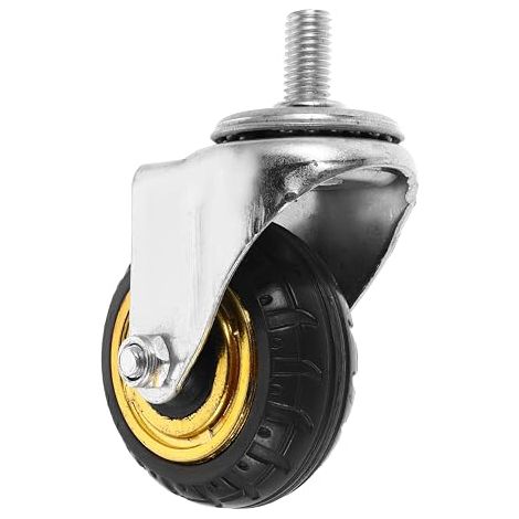 Roulettes pivotantes pour cric avec pneus pneumatiques et fonction pivotante Roulettes de garage pour machines d'atelier et supports de remorque Roulettes pneumatiques (1/5)