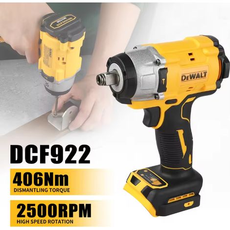 Chiave a percussione a batteria 20V MAX DEWALT DCF922 coppia di demolizione 1/2 pollici (1/5)