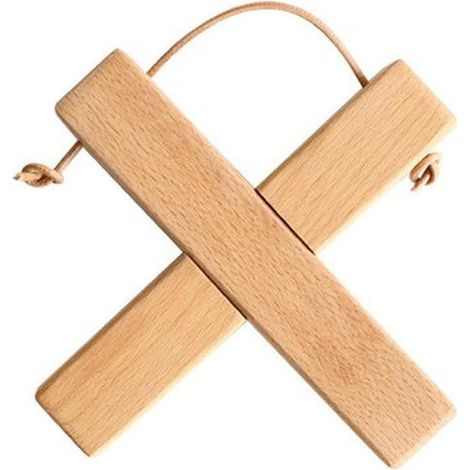 Dessous de plat en bois isolant pour casseroles et vaisselle. Dessous de plat résistant à la chaleur. Set de table en bois adapté à la cuisine. (1/5)