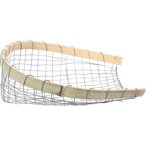 Pelle à Charbon à Tamis en Fil D’acier et Bambou Argenté  Filtration des Résidus de Charbon et Minéraux, Résistance Thermique, Usage Entretien D’usine et Nettoyage (1/5)