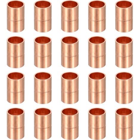 20 Pièces Raccord Droit En Cuivre De 9,52mm De Diamètre Intérieur (1/5)